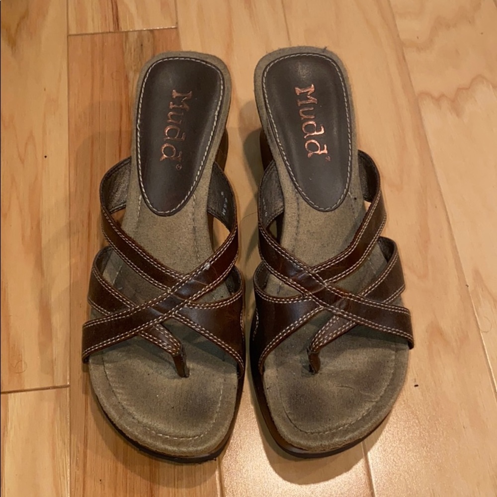 Mudd Wedge Sandals